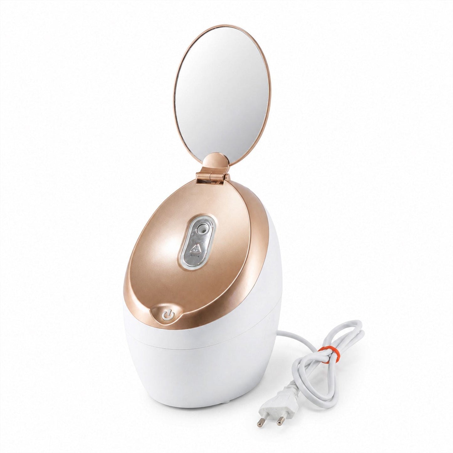 Electric Facial Steamer With Mirror For Deep Cleansing Hydration And Home Spa