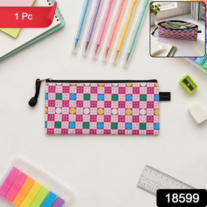 Pencil Zipper Pouch  Spacious  Vibrant Stationery Organizer