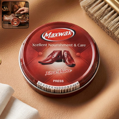 Maxwax Brown Shoe Polish Cream (1 Pc 40 Gm)