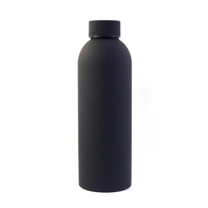 Stainless Steel Double Wall Vacuum-insulated Drink Water (Black  500 Ml Approx)