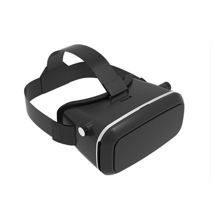 Wukusy 1447 VR Pro virtual reality 3D glasses headset with adjustable straps and sleek black design