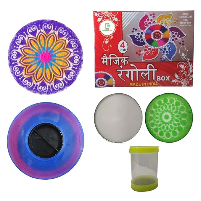Rangoli Making Kit Includes Magic Tool