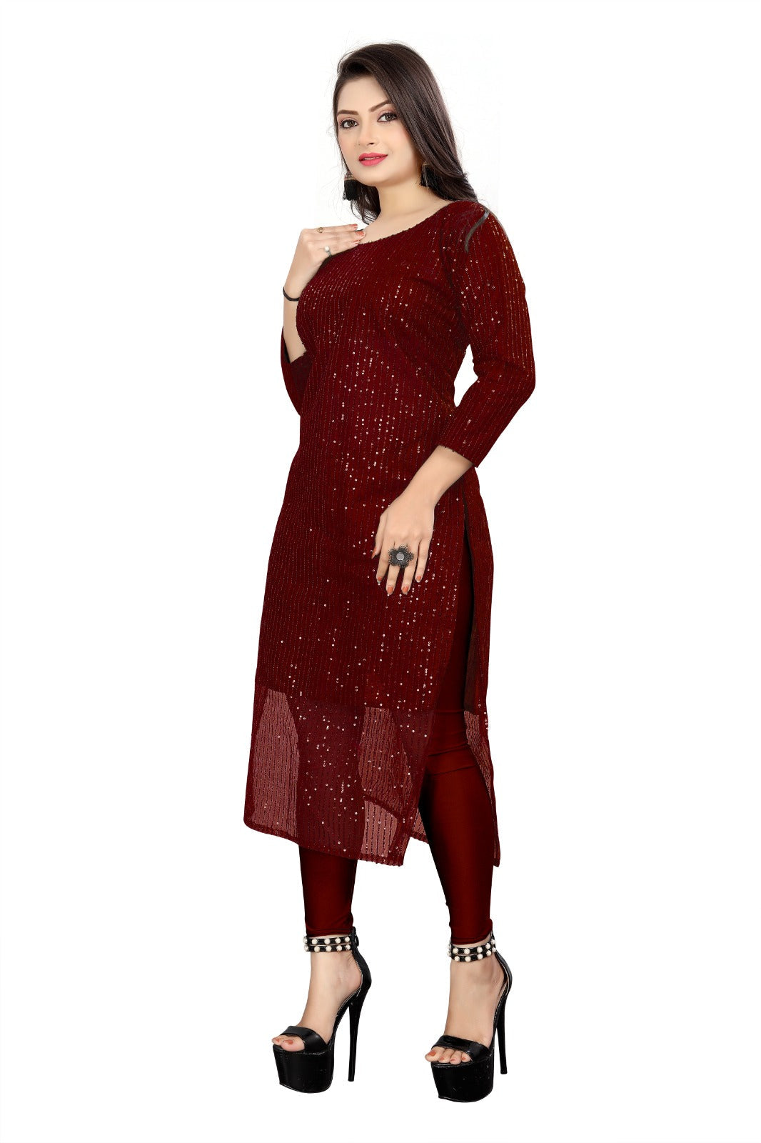 Red Women Kurti