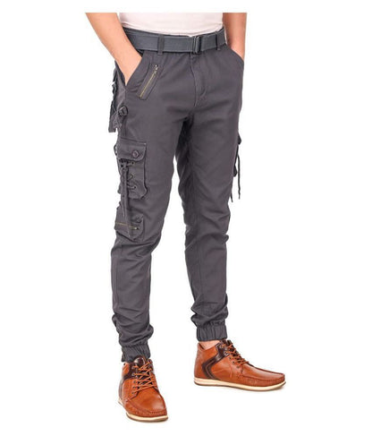 REDVIN Grey Regular -Fit Cargos