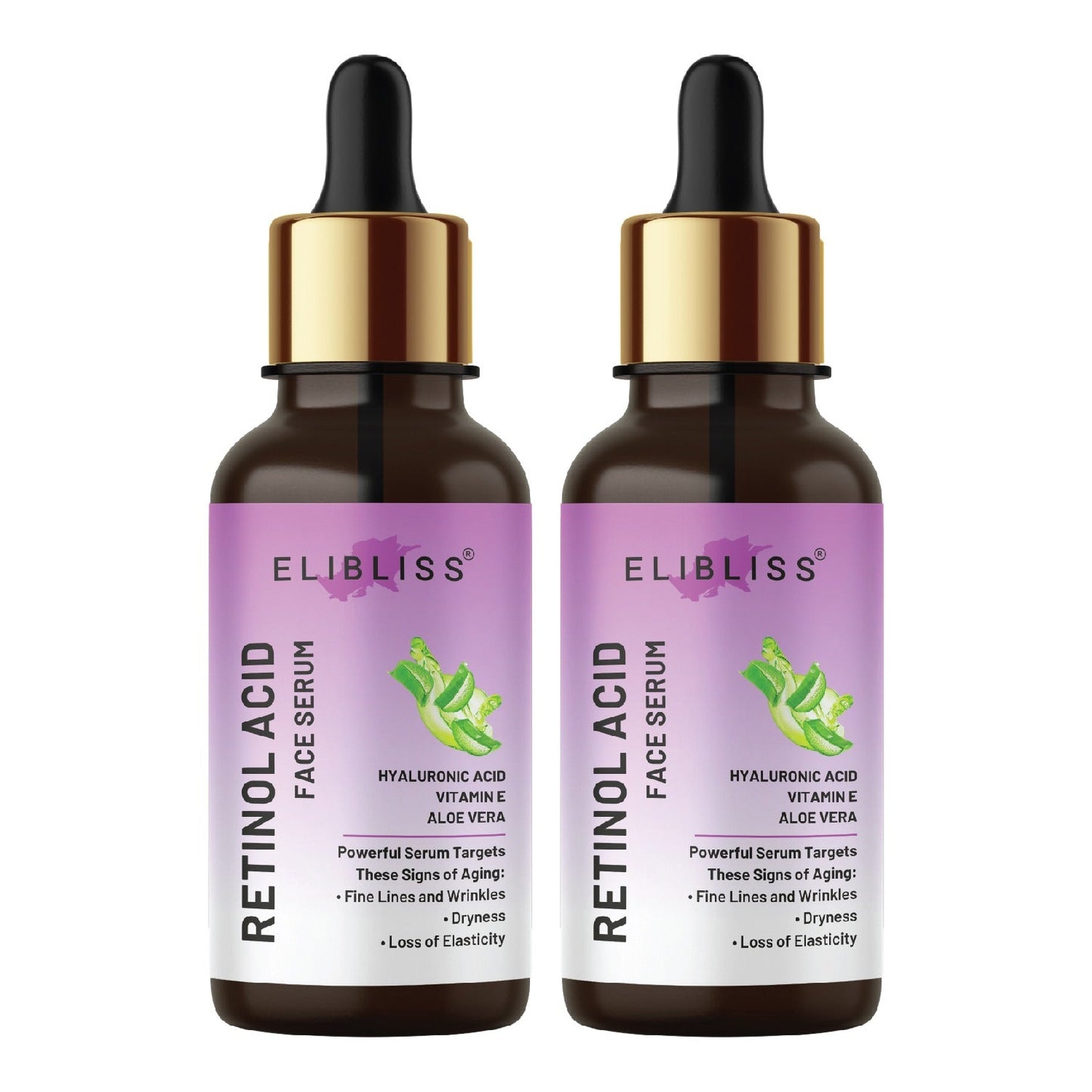 Drpshippr Retinol Face Serum and Anti-Aging Cream reduces fine lines and wrinkles, promotes younger-looking skin, pack of 2.