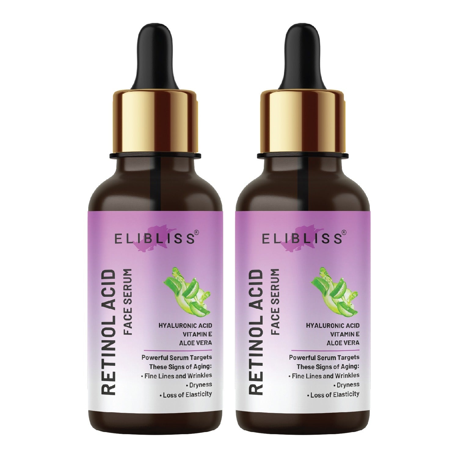 Drpshippr Retinol Face Serum and Anti-Aging Cream reduces fine lines and wrinkles, promotes younger-looking skin, pack of 2.