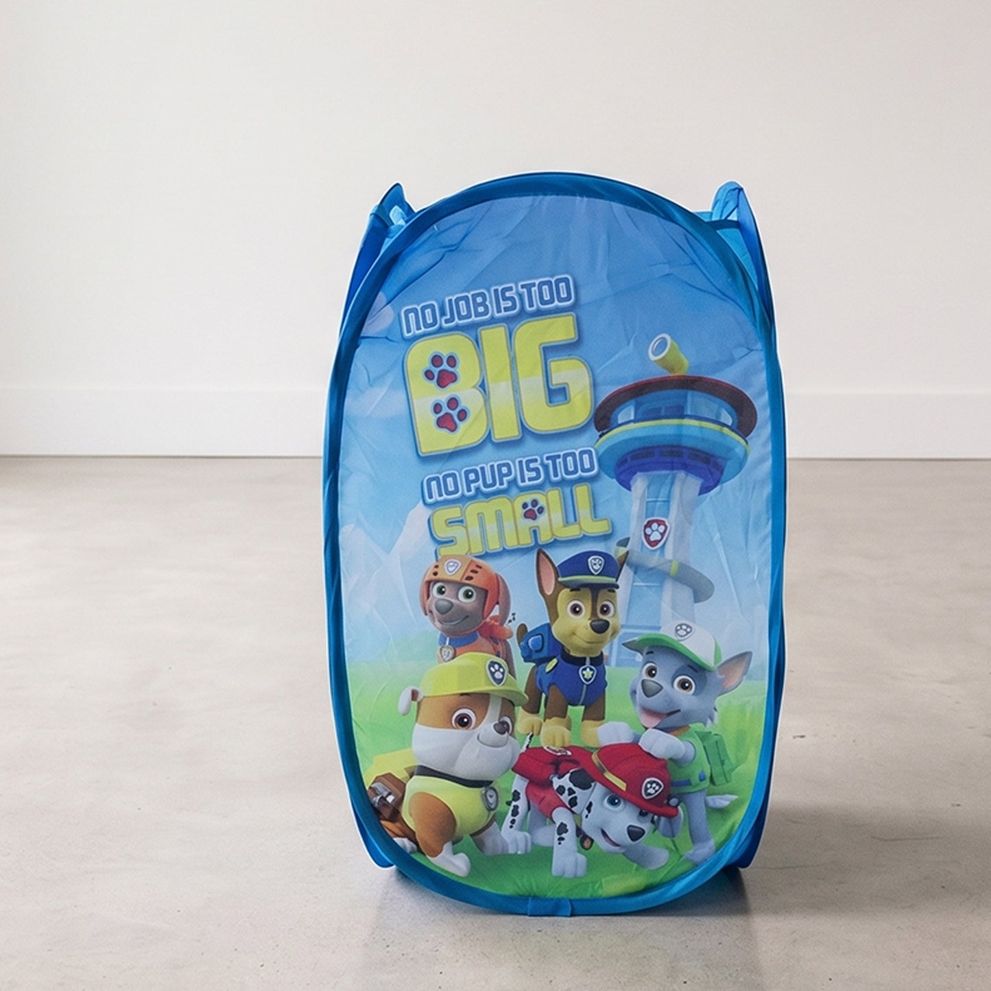Foldable Laundry Basket Fabric Mesh Clothes Hamper (1 Pc34.29x34.29x54.61cm)