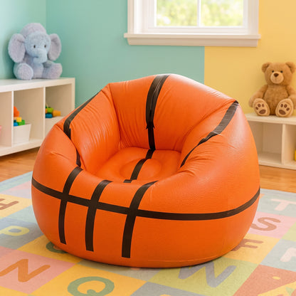 Inflatable Ball Sofa  Space-saving Fun Lounge Seat For Kids  Adults