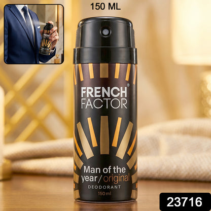 French Factor Man Of The Year Original Body Spray (1 Pc 150 Ml)