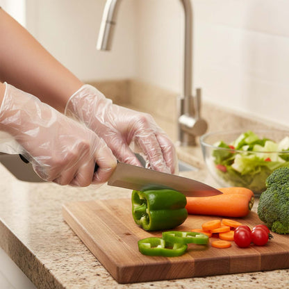 Disposable Clear Gloves 50 Pc Pack
