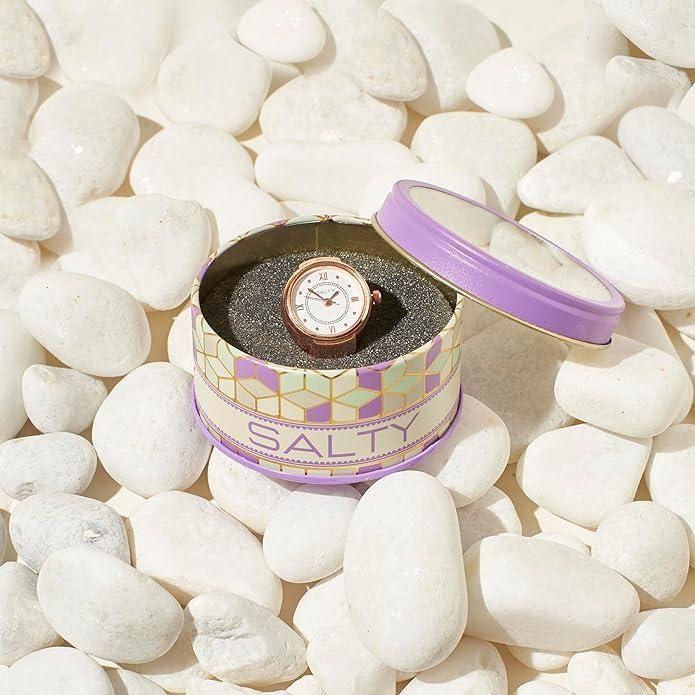 Rose gold Salty Girl Boss Salty Watch Ring from Drpshippr's women's collection, featuring a stylish watch ring design.