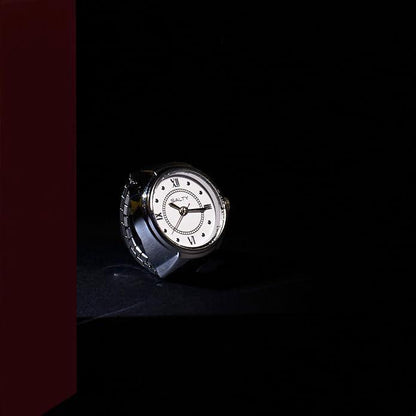 Silver Salty Girl Boss watch ring from Drpshippr's Women's Collection featuring a stylish, salty-themed design.