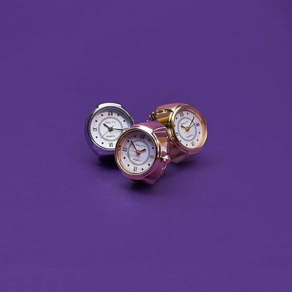 Silver Salty Girl Boss watch ring from Drpshippr's Women's Collection featuring a stylish, minimalist design.