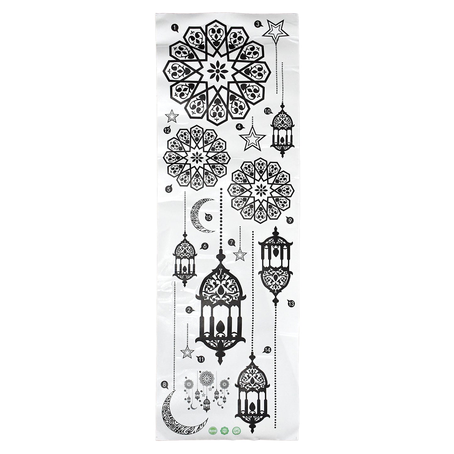 Decorative Wall Sticker 90x30 Cm (1 Pc)