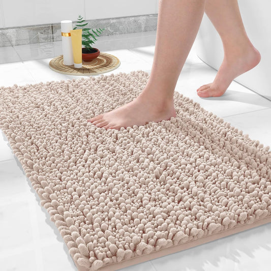 Seasons Soft Bath Mat for Bathroom, Beige