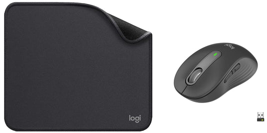Logitech M650 Silent -Small to Medium Sized Hands Wireless Optical Mouse  (2.4GHz Wireless, Bluetooth, Graphite)
