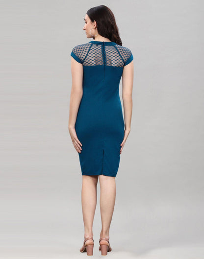 Drpshippr SELVIA women's lycra solid short dress, fitted design, sleeveless, perfect for casual or summer wear.