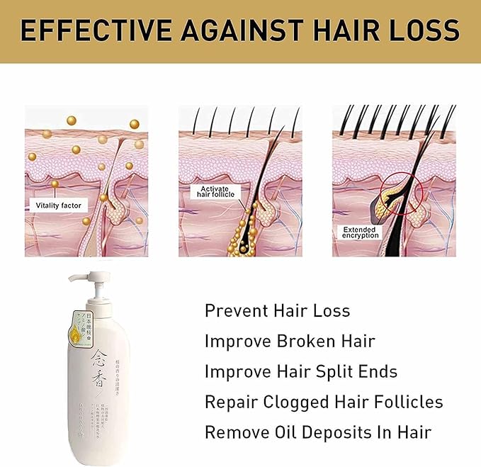 Drpshippr Shakoora Japanese Sakura Tree Shampoo for thick, smooth hair, shown in a pack of two bottles with floral design.