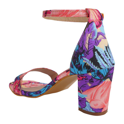 SHOETOPIA WOMEN SLIP ON BLOCK HEELS