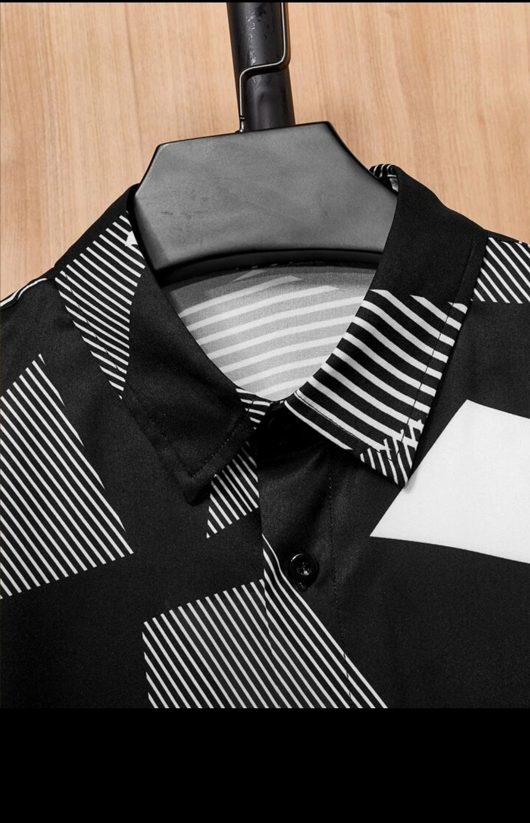 Men's short sleeve beach shirt with a stylish pattern from Drpshippr's men's collection, featuring vibrant summer-inspired design.
