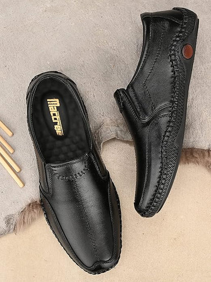 Men's genuine leather slip-on shoes from Drpshippr's men's formal collection, featuring sleek design and classic style.