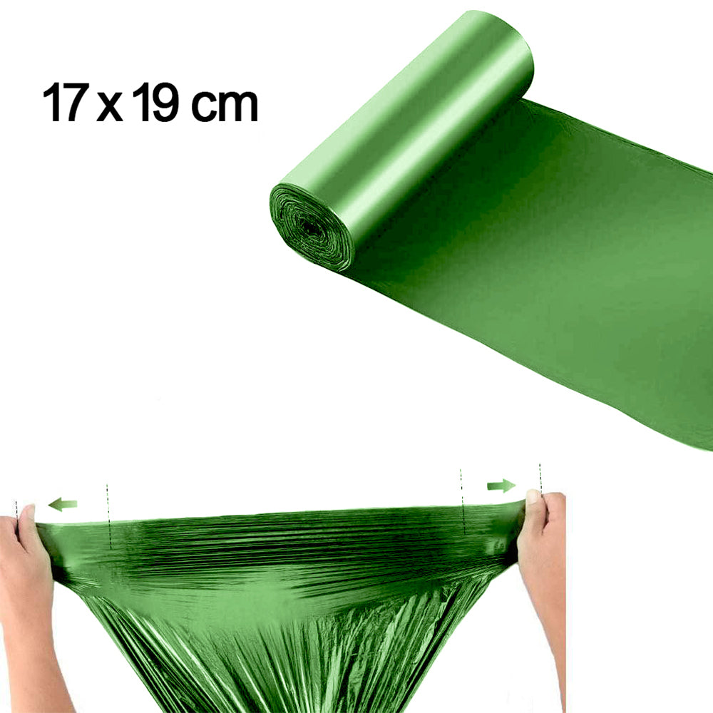 Green Compostable Corn Starch Garbage Bags (17 X 19)