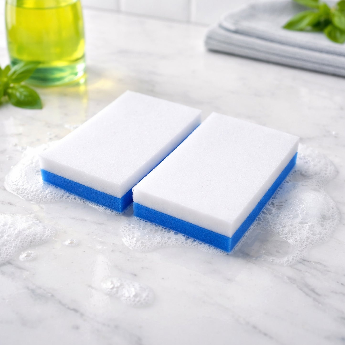 Dual Layer Cleaning Sponge Eraser Pads (2 Pc)