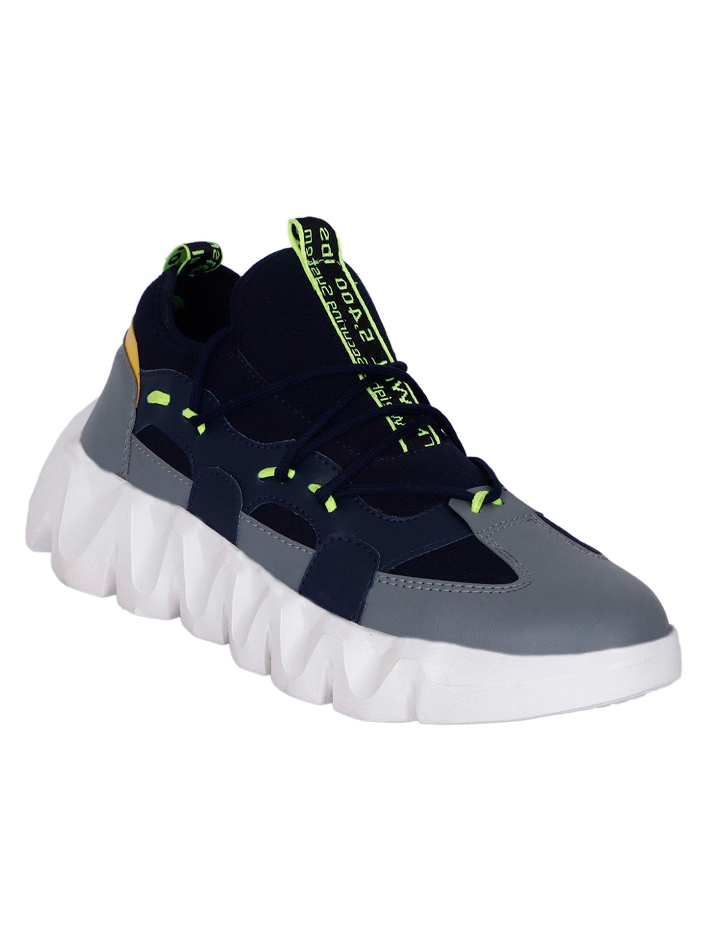 Pair of black and white Drpshippr sports shoes for outdoor activities, featuring breathable mesh and cushioned soles.