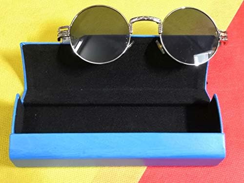 Drpshippr steampunk round sunglasses with gothic metal circle frame and tinted lenses, vintage-inspired eyewear style.