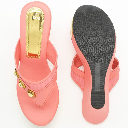 STYLISH CASUAL BOX HEEL SANDALS