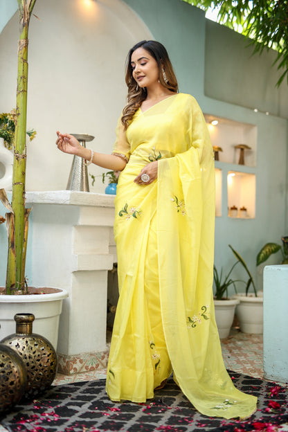 Sunflower Saree