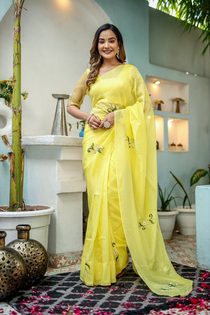 Sunflower Saree