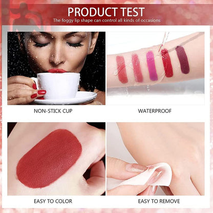 Set of 12 Drpshippr Superstay Unique Color liquid matte nude lipsticks, 5ML each, in various shades for beauty and personal care.