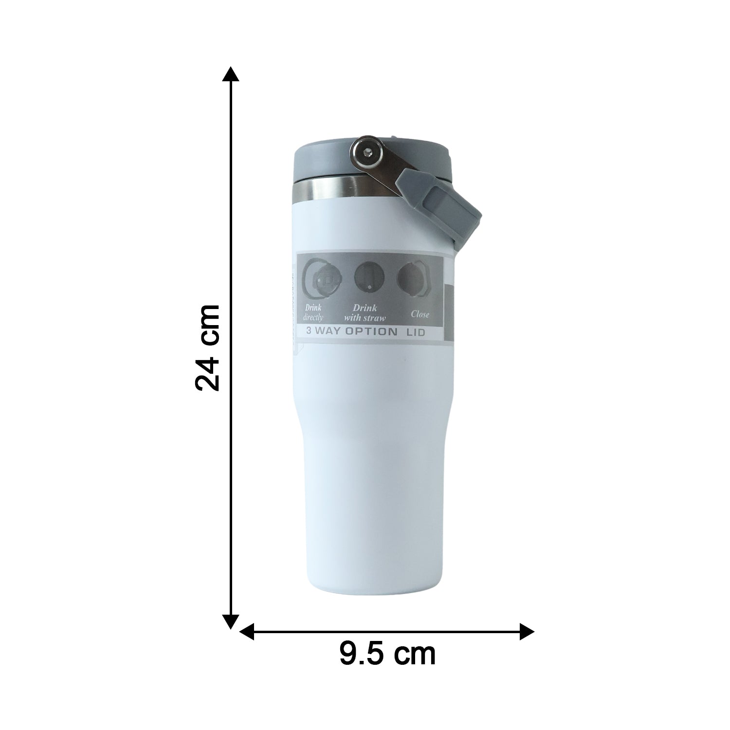 Premium Vacuum Insulated Stainless Steel Tumbler Mug (1 Pc 890 Ml)