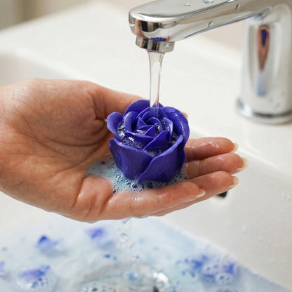 Luxury Rose Flower Bath Soap Gift Set With Storage Box 4 Pc