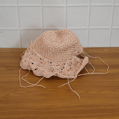 Stylish Handwoven Wide Brim Summer Sun Hat Cap (1 Pc)