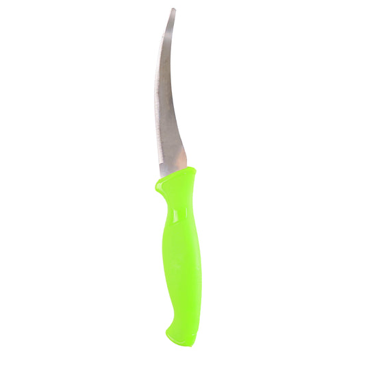 Wukusy premium multipurpose kitchen knife with soft ergonomic handle, ideal for slicing and chopping in home and kitchen use.