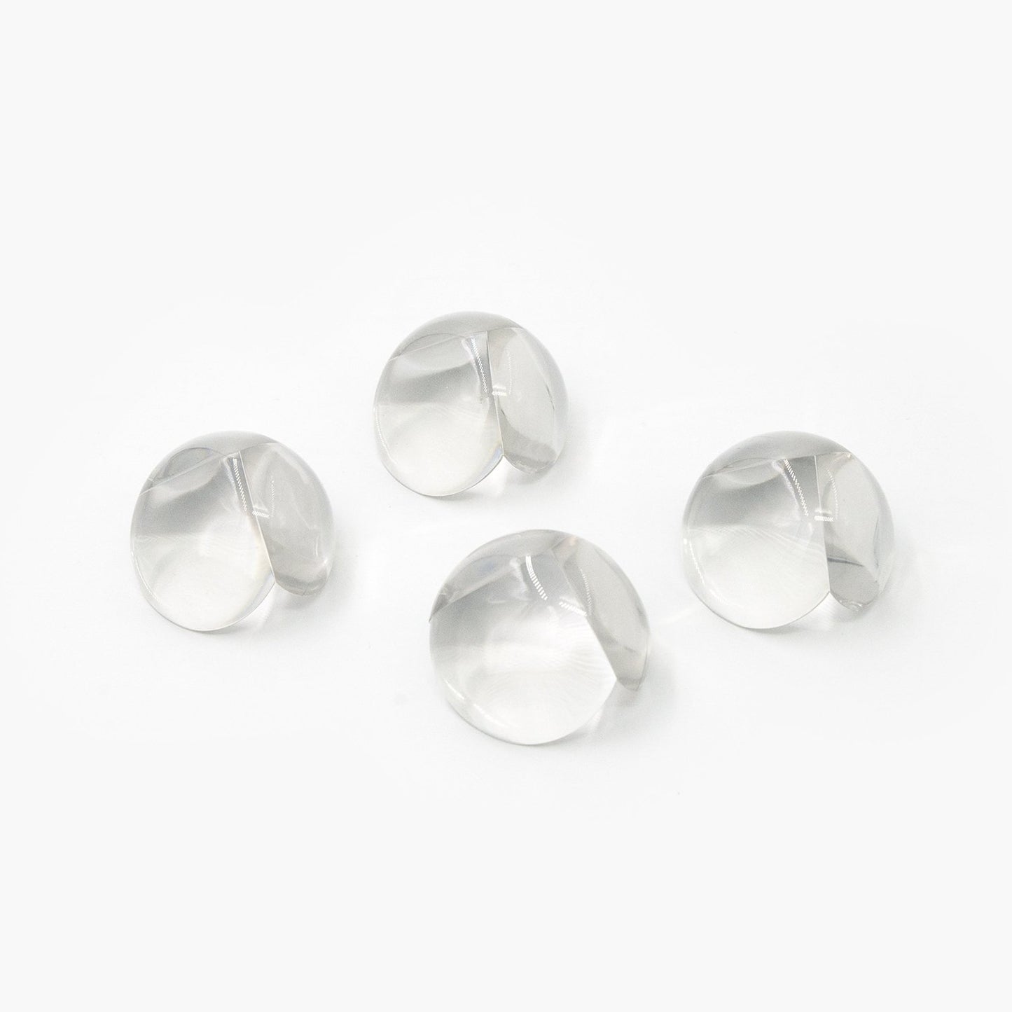 Wukusy clear corner guards, high resistance adhesive, pack of 4, for home improvement and edge protection on furniture and walls.