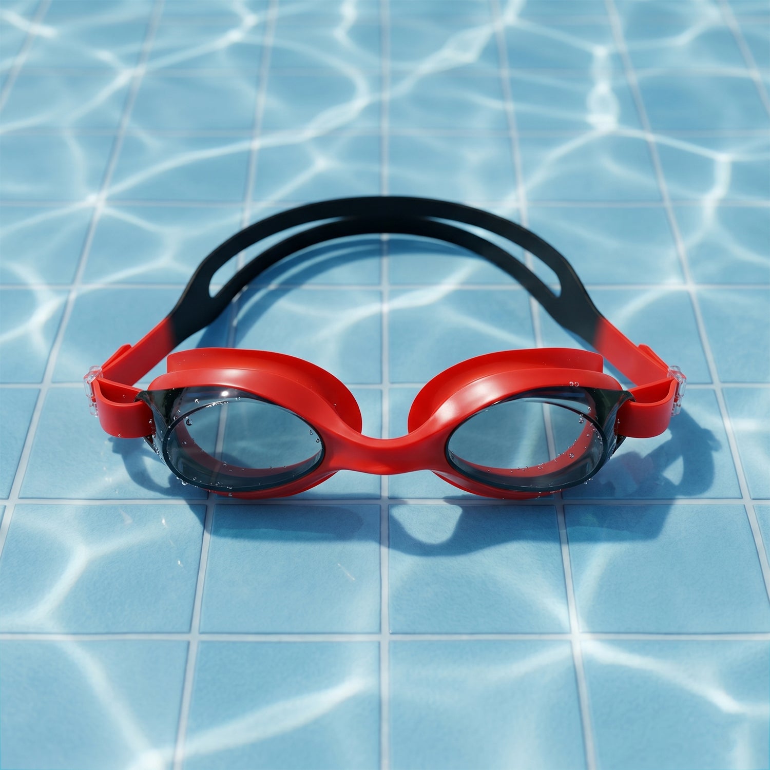 Premium Swimming Goggles With Adjustable Strap (1 Pc)
