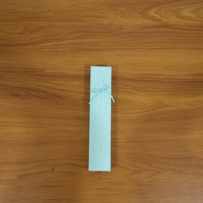 Premium Long Rectangular Jewelry Gift Box With Elegant Ribbon (1 Pc)