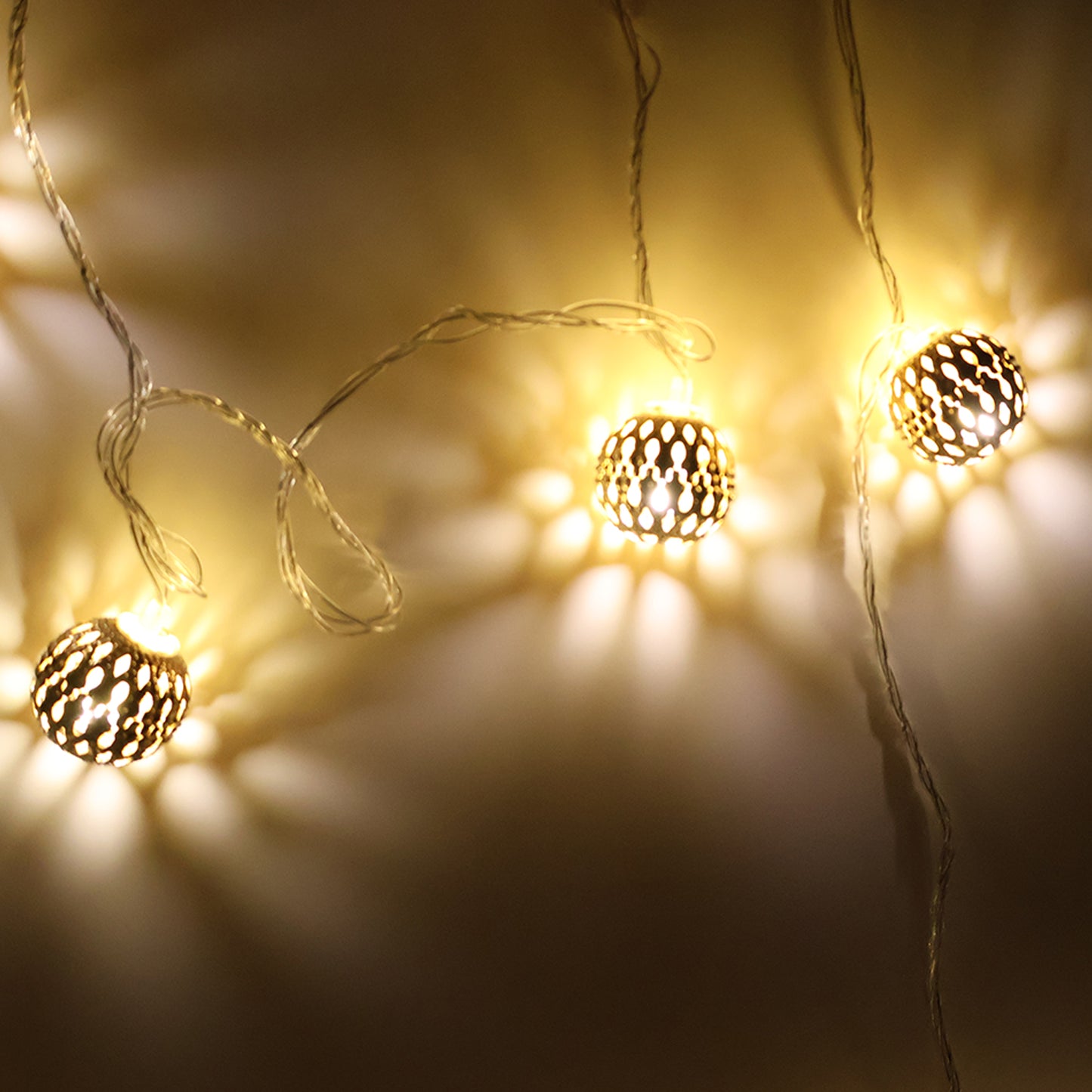 Decorative Metal Ball Led String Light (3 Meter )