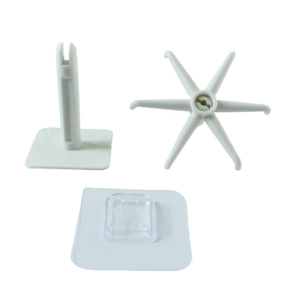 4644 360 Rotating Folding Hook Self-adhesive Waterproof Wall Mounted Hook