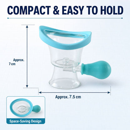 Manual Air Pressure Eye Cleaning Cup With Soft Seal (1 Pc)