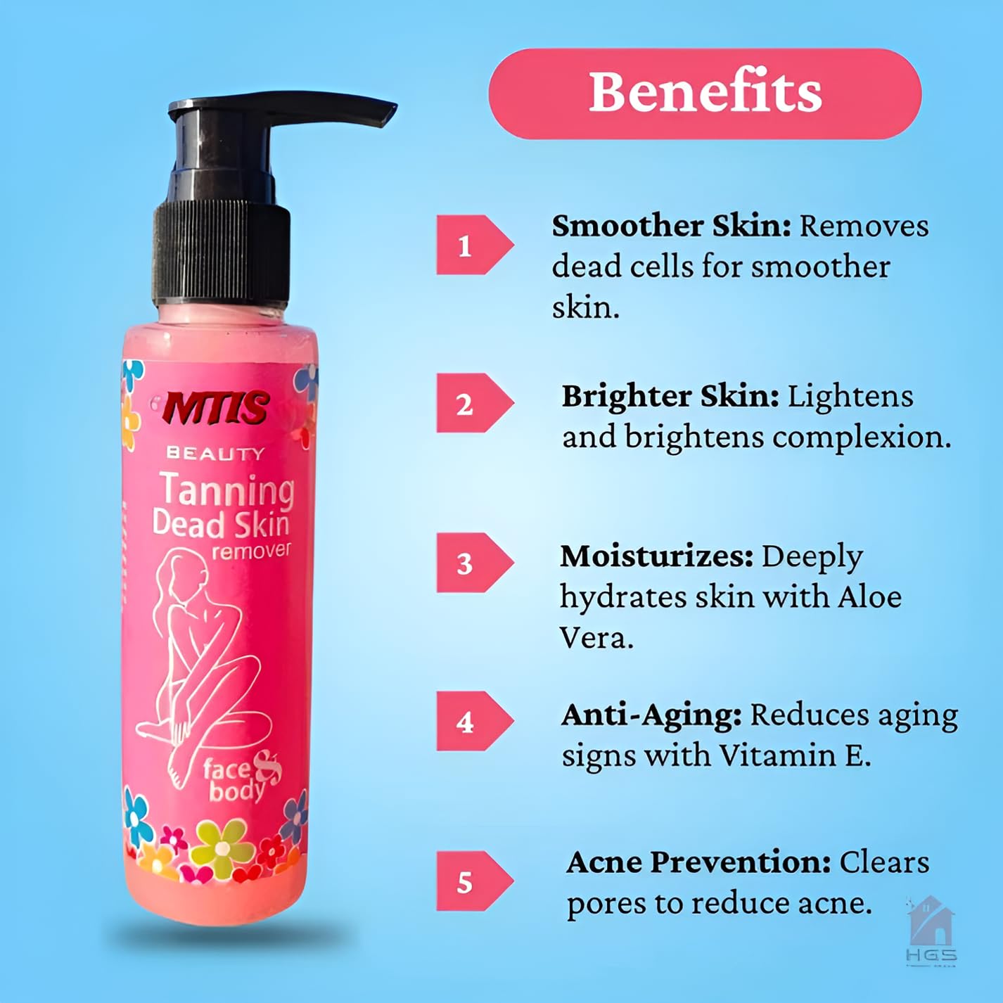 TANNING AND DEAD SKIN REMOVER 100ML PACK OF 1
