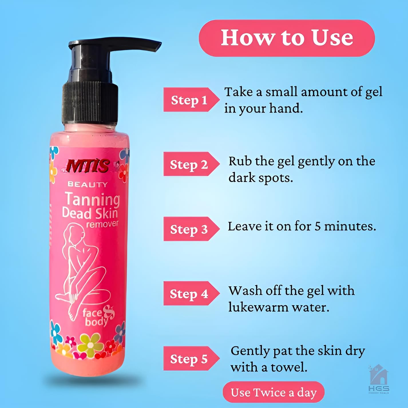TANNING AND DEAD SKIN REMOVER 100ML PACK OF 1