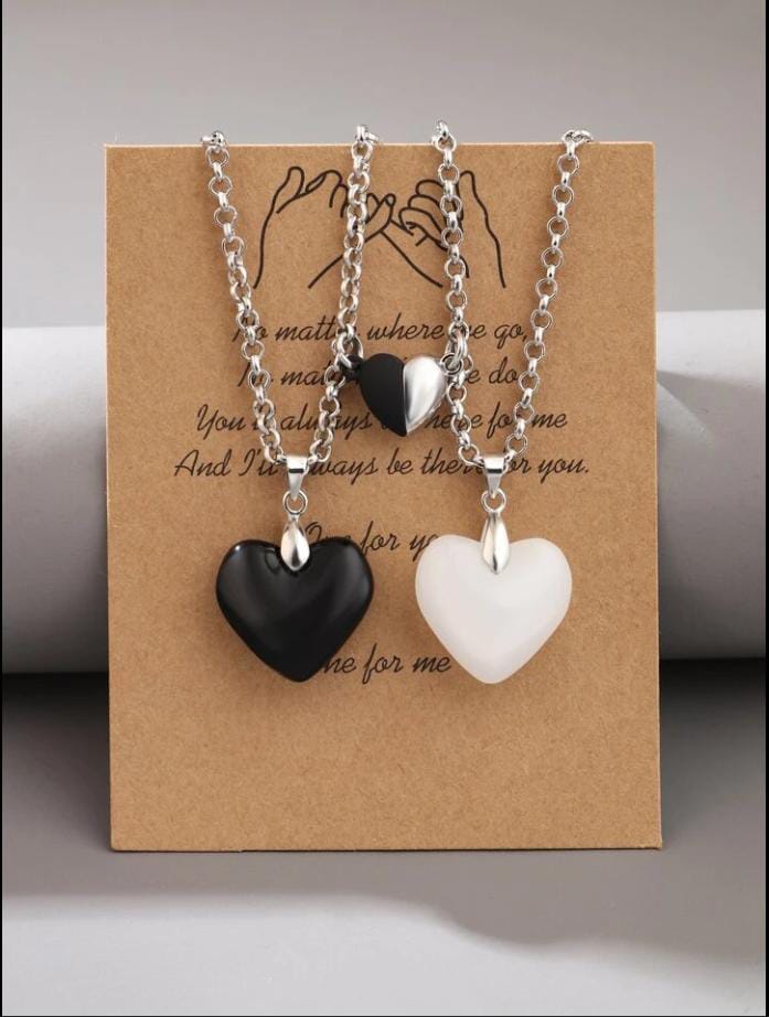Crystal drunken couple magnetic heart-shaped pendant from Drpshippr, designed for home and kitchen decor.