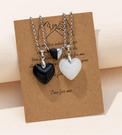 Crystal drunken couple magnetic heart-shaped pendant from The Key House, decorative home and kitchen accessory by Drpshippr.