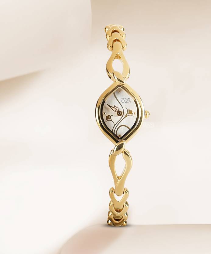 Titan Analog Silver Dial Women's Watch