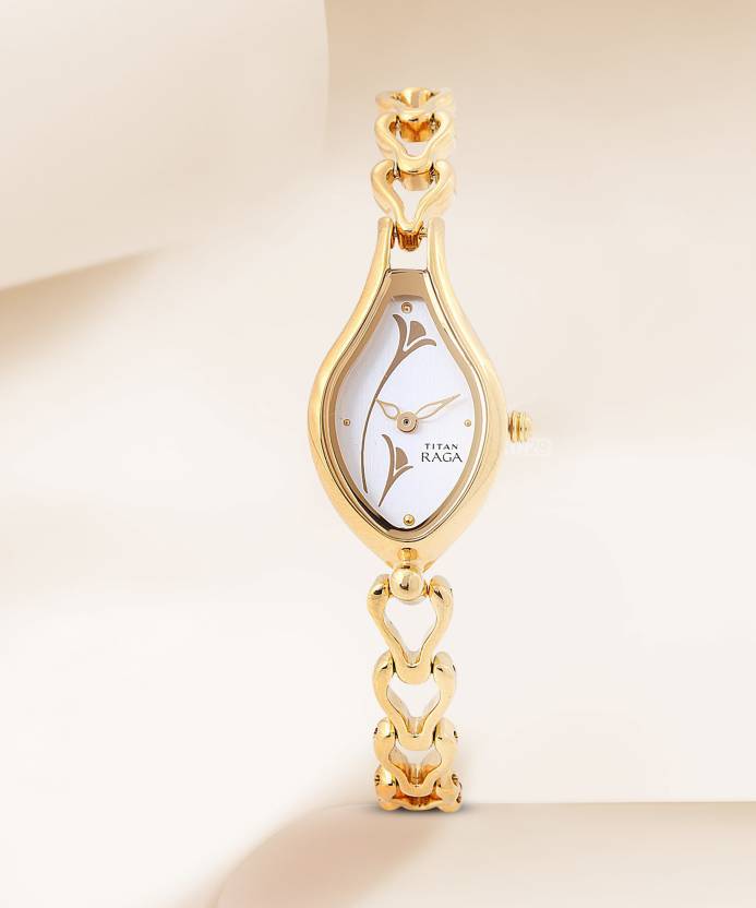 Titan Analog Silver Dial Women's Watch