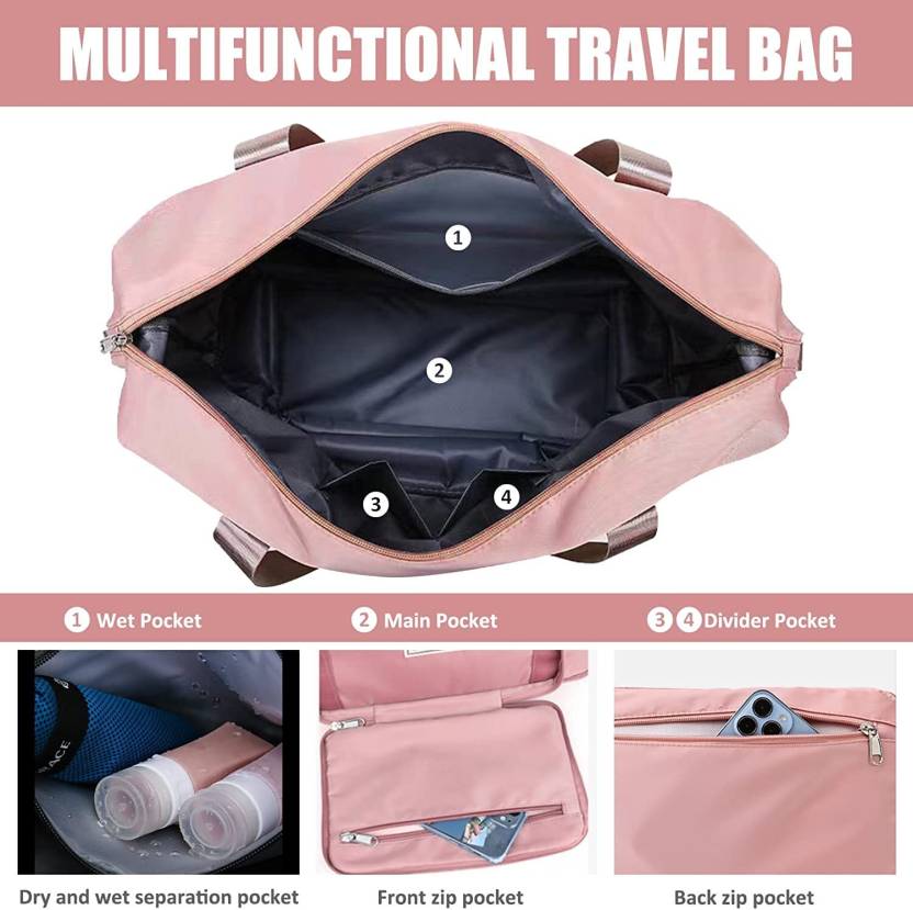 Travel Hand Bag Large Capacity Folding Travel Bag Waterproof Duffel Luggage Bag